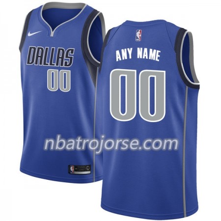 Män Dallas Mavericks Tröja Skräddarsydda Nike 2017-18 Royal Swingman